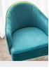 Hiro Occasional Arm Chair - PINK / BLUE / YELLOW